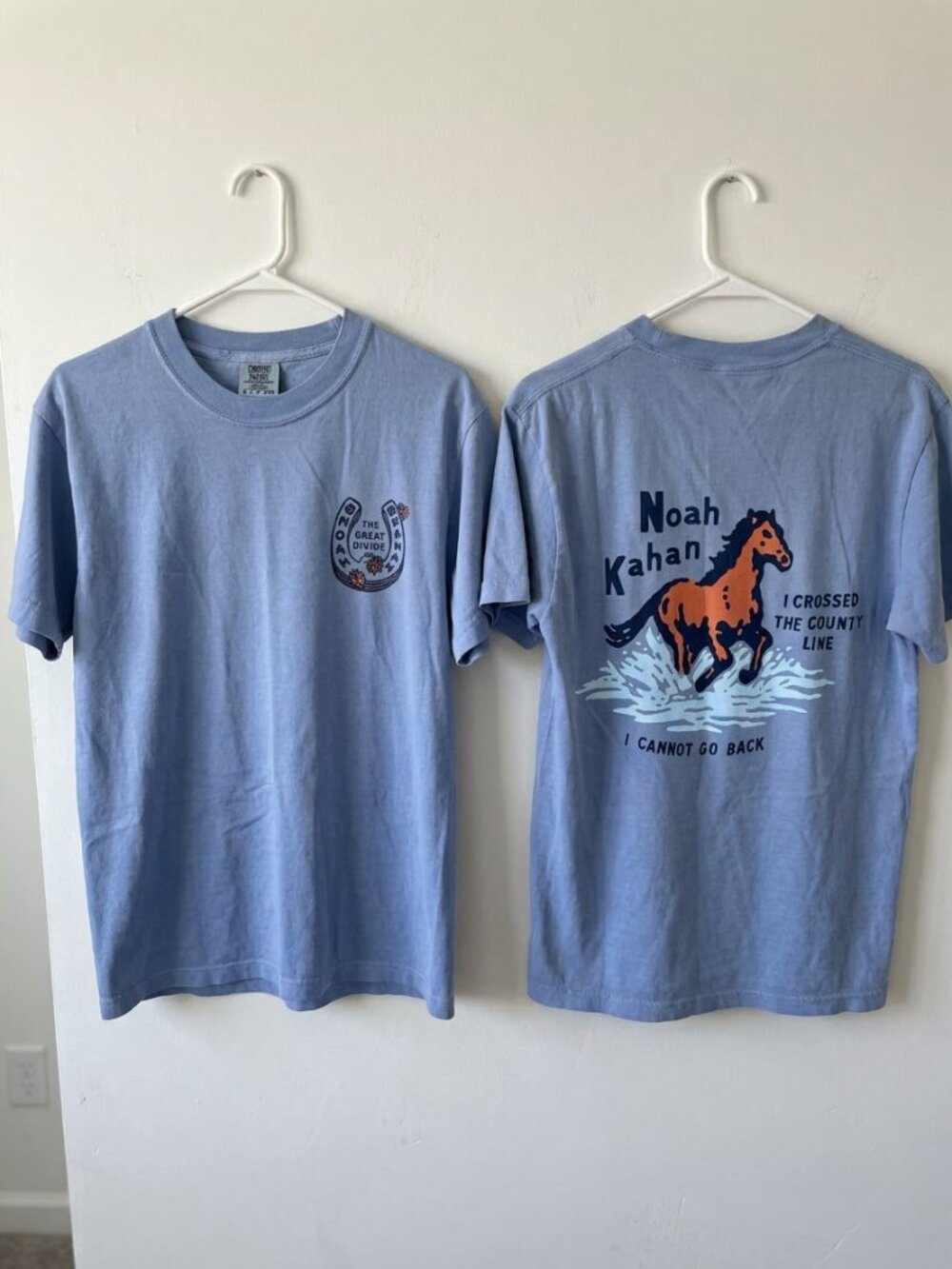 Report Noah Kahan The Great Divide Tour T-Shirt 2026 Horses Tee